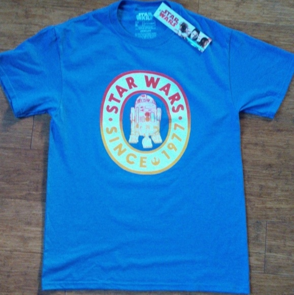 Star Wars Other - Star Wars R2D2 Blue Graphic Tee Shirt Retro